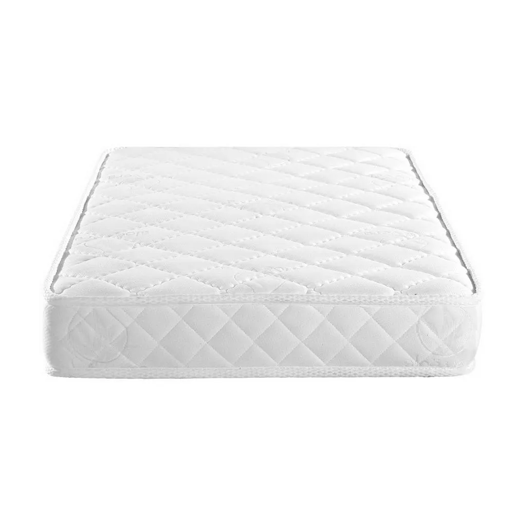 Baby Cot White Pocket Spring Mattress 13cm Thick