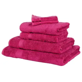 Bamboo Bliss Luxury 600gsm Bathroom Linen Range - Berry Pink