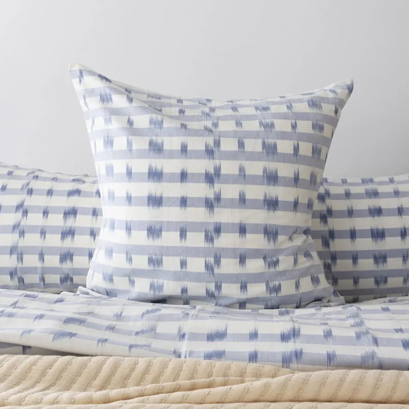 Bambury Amara Blue European Pillowcase