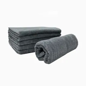 Barneys Platinum Collection Commerical Bath Towels - Charcoal - 6 Pieces