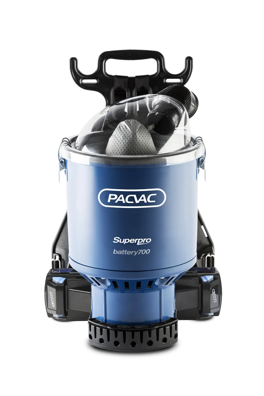 Battery Powered - Pacvac Superpro 700BAS Advanced Battery Backpack Vacuum