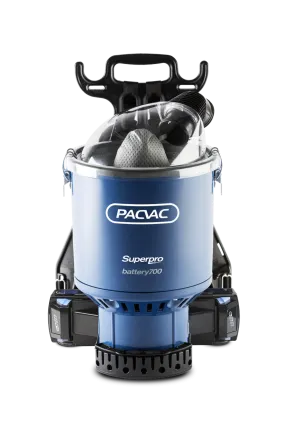 Battery Powered - Pacvac Superpro 700BAS Advanced Battery Backpack Vacuum