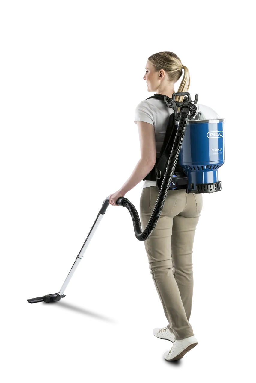 Battery Powered - Pacvac Superpro 700BAS Advanced Battery Backpack Vacuum