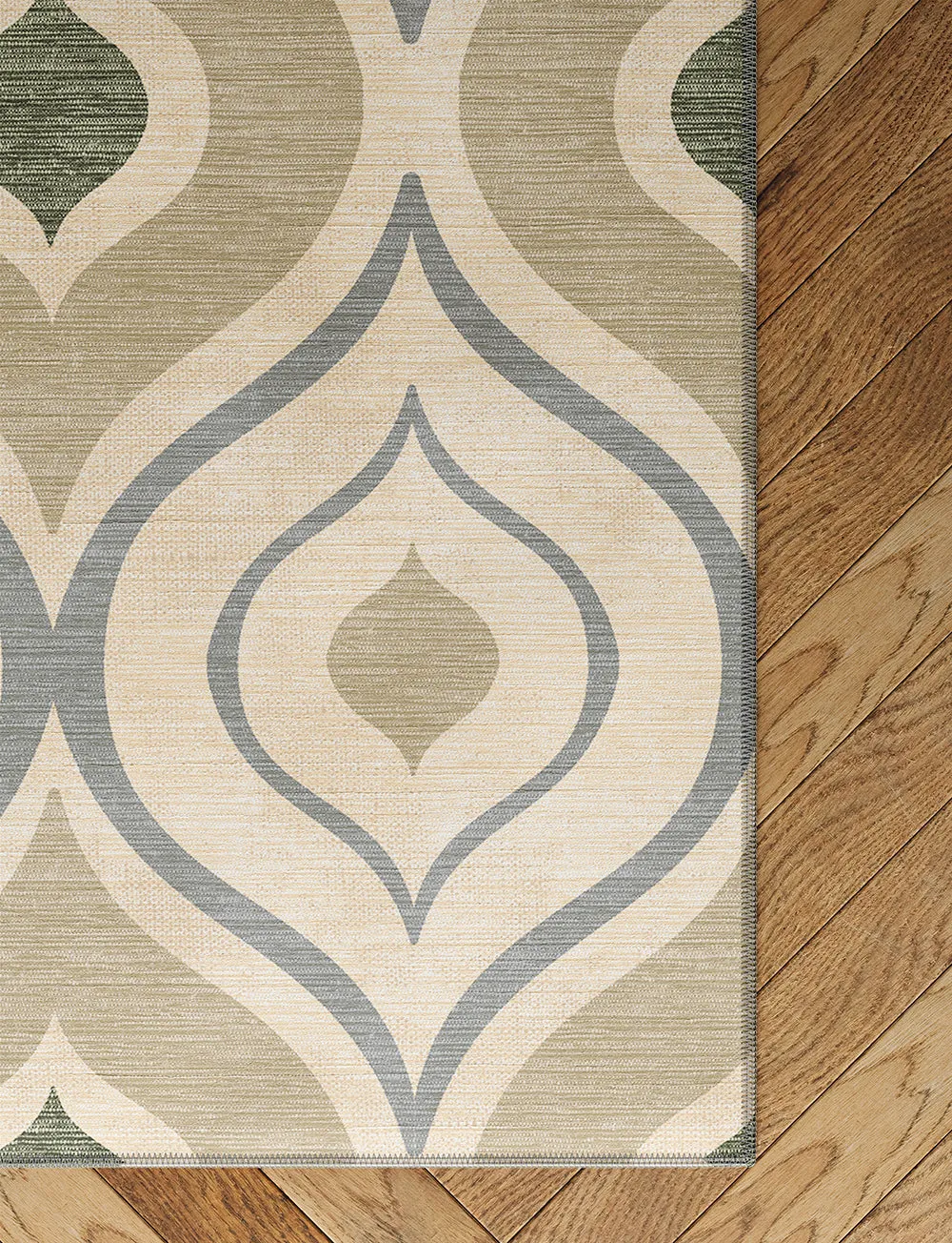 Benett Beige Green Rug