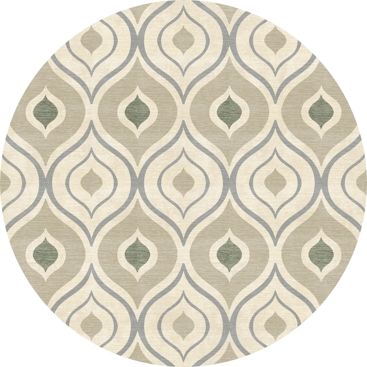 Benett Beige Green Rug