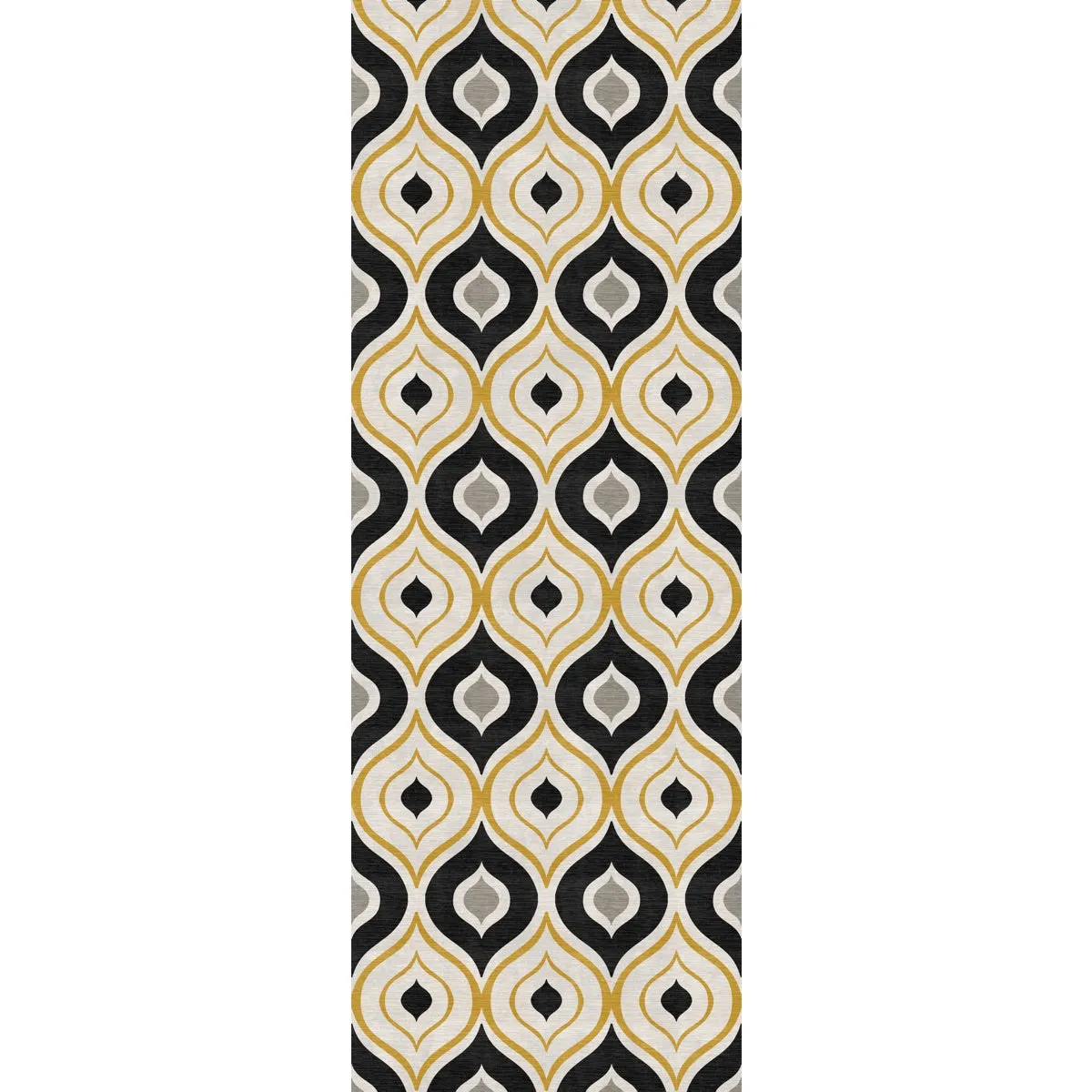 Benett Beige Yellow Black Rug