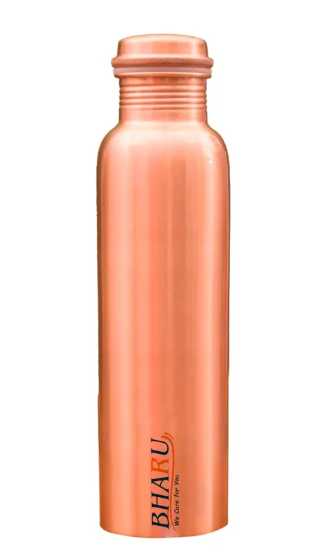 Bharu Plain Copper Bottle 950 ml