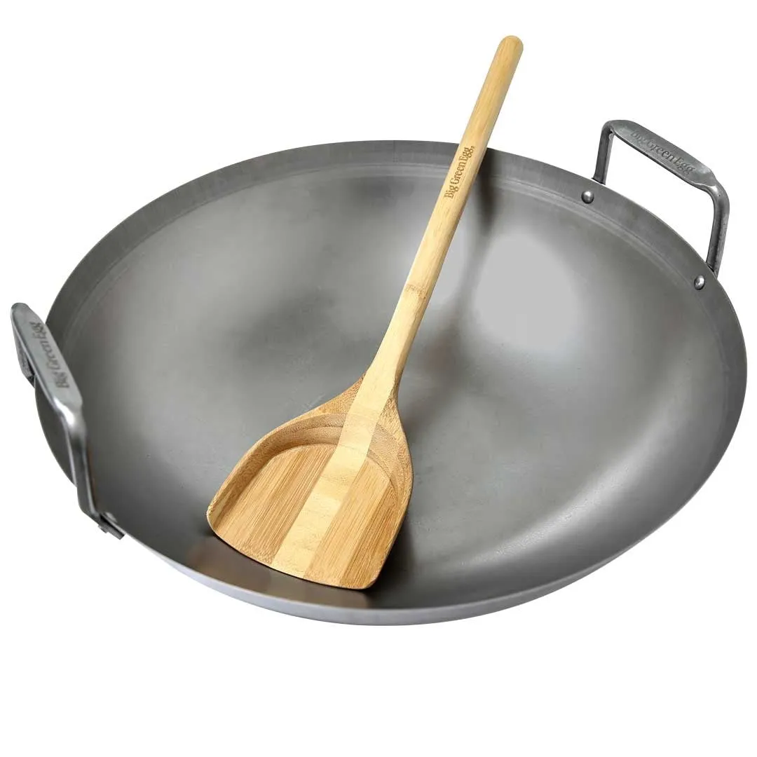 Big Green Egg Carbon Steel Wok for Eggspander