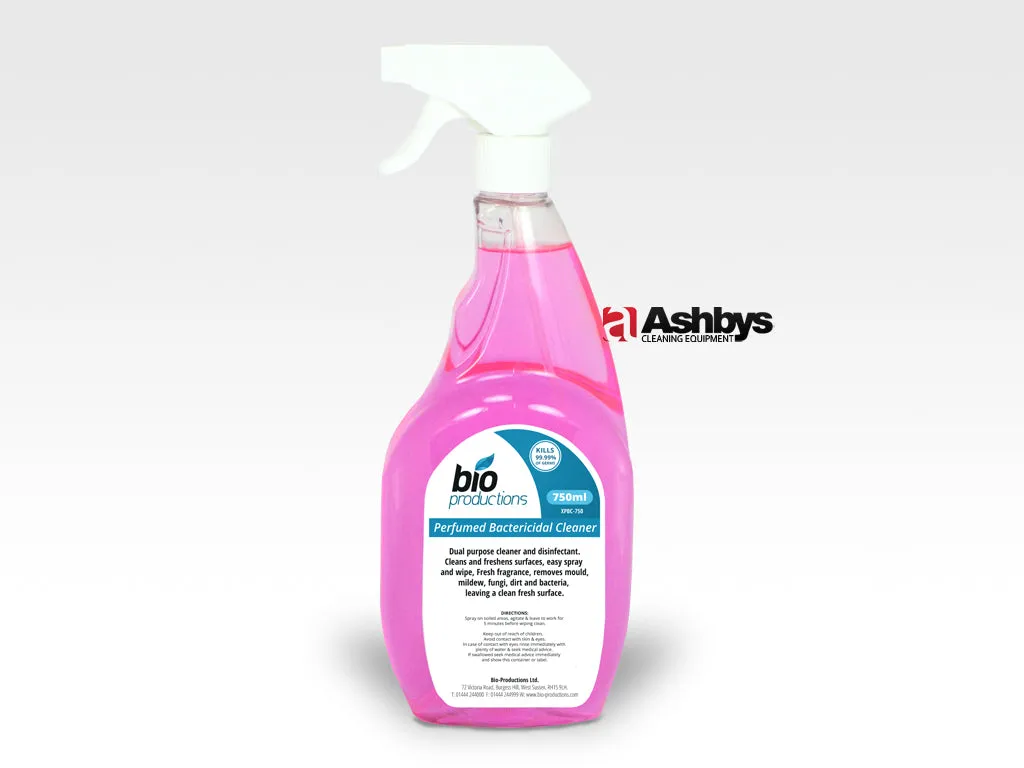 Bio Productions Perfumed Bactericidal Cleaner XPBC750 750 ml Trigger Spray (Kills 99.999% of bacteria)