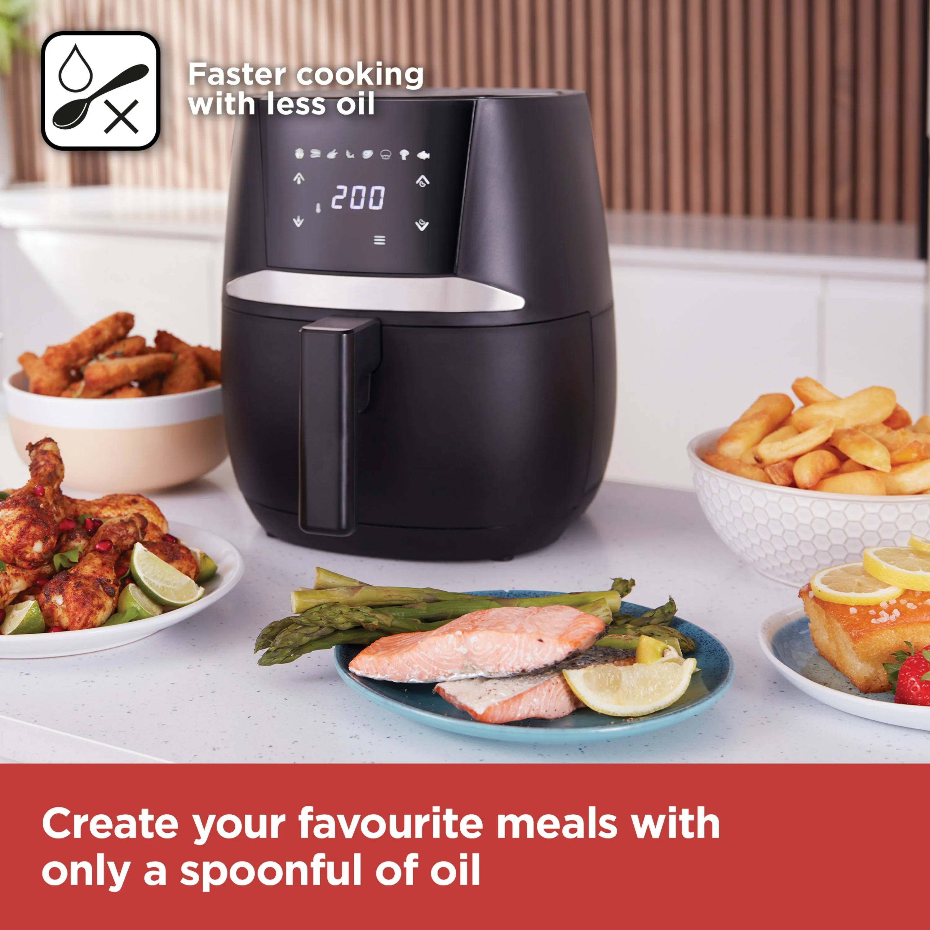 Black And Decker Digital Air fryer 4.3 Litre