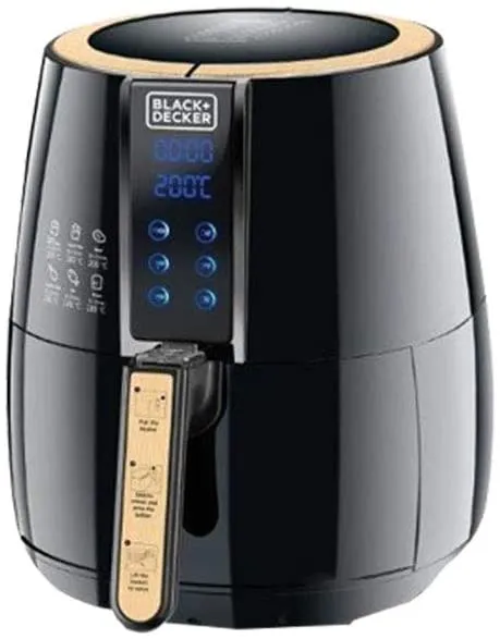 Black Decker, Digital Air Fryer Aerofry 4 Litres, Black, AF400-B5