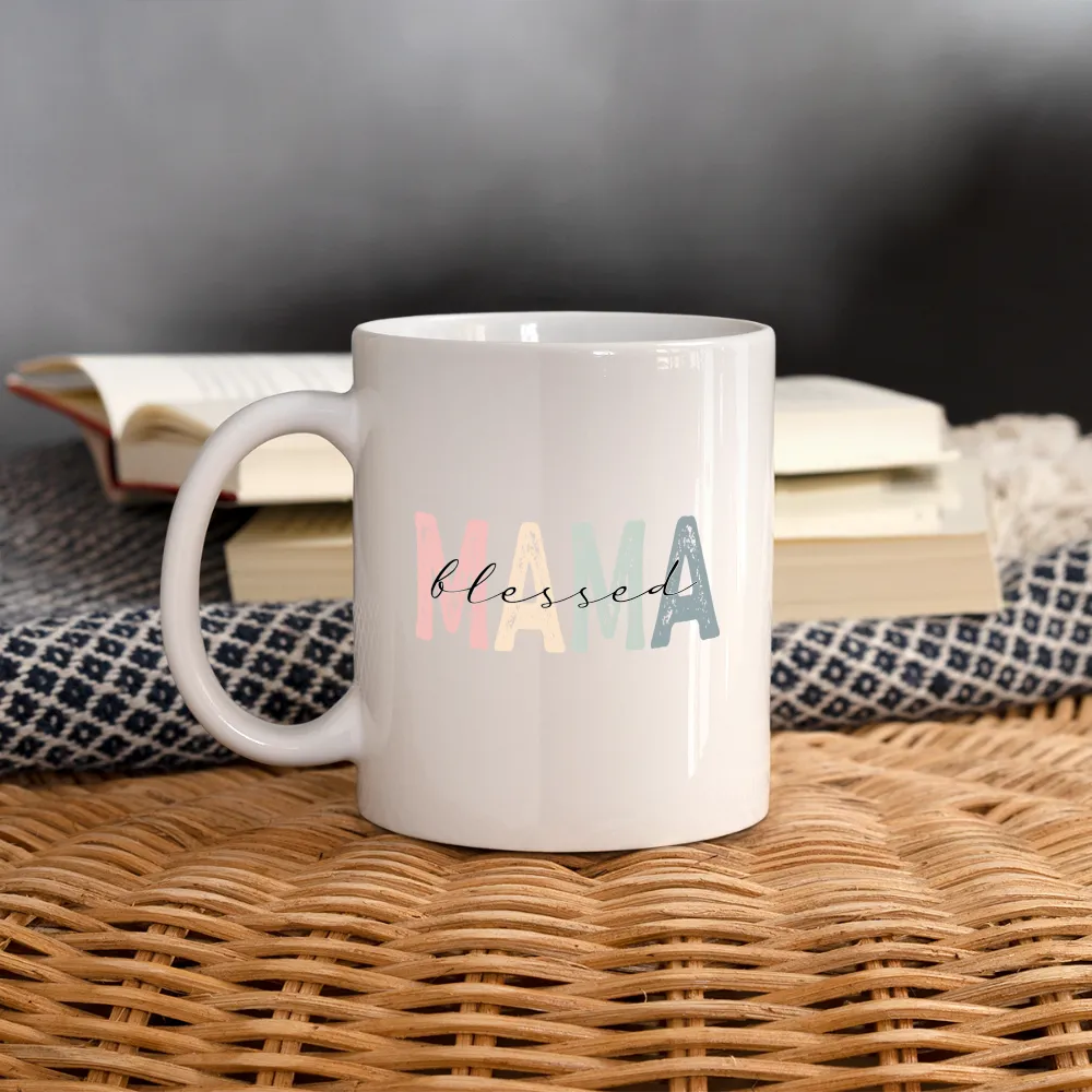 Blessed Mama Coffee Mug (Retro Design)