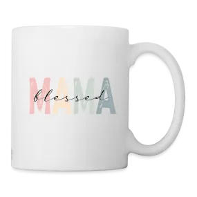 Blessed Mama Coffee Mug (Retro Design)