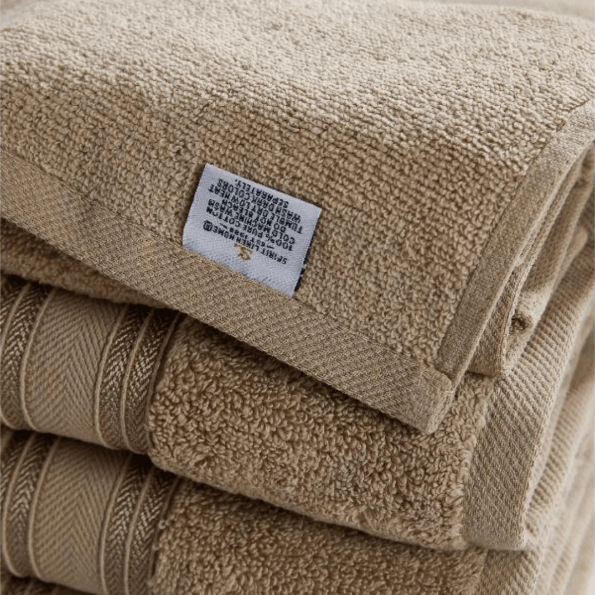 Blissful Bath 6 Piece Plush Cotton Bath Towel Set