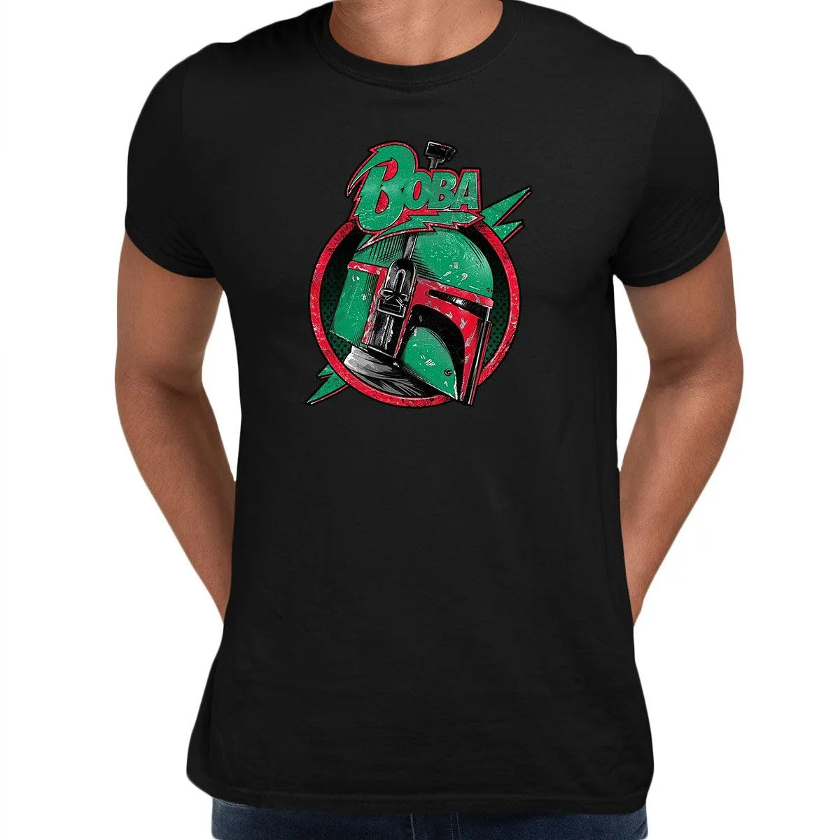 Boba Helmet Star Wars Hunter T-shirt