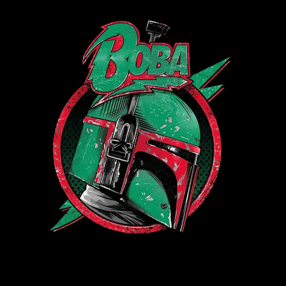 Boba Helmet Star Wars Hunter T-shirt