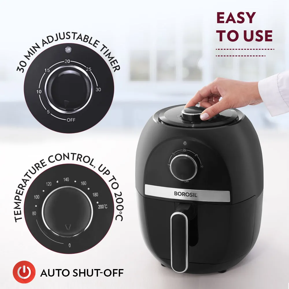 Borosil Best Air Fryer, 2.8 L