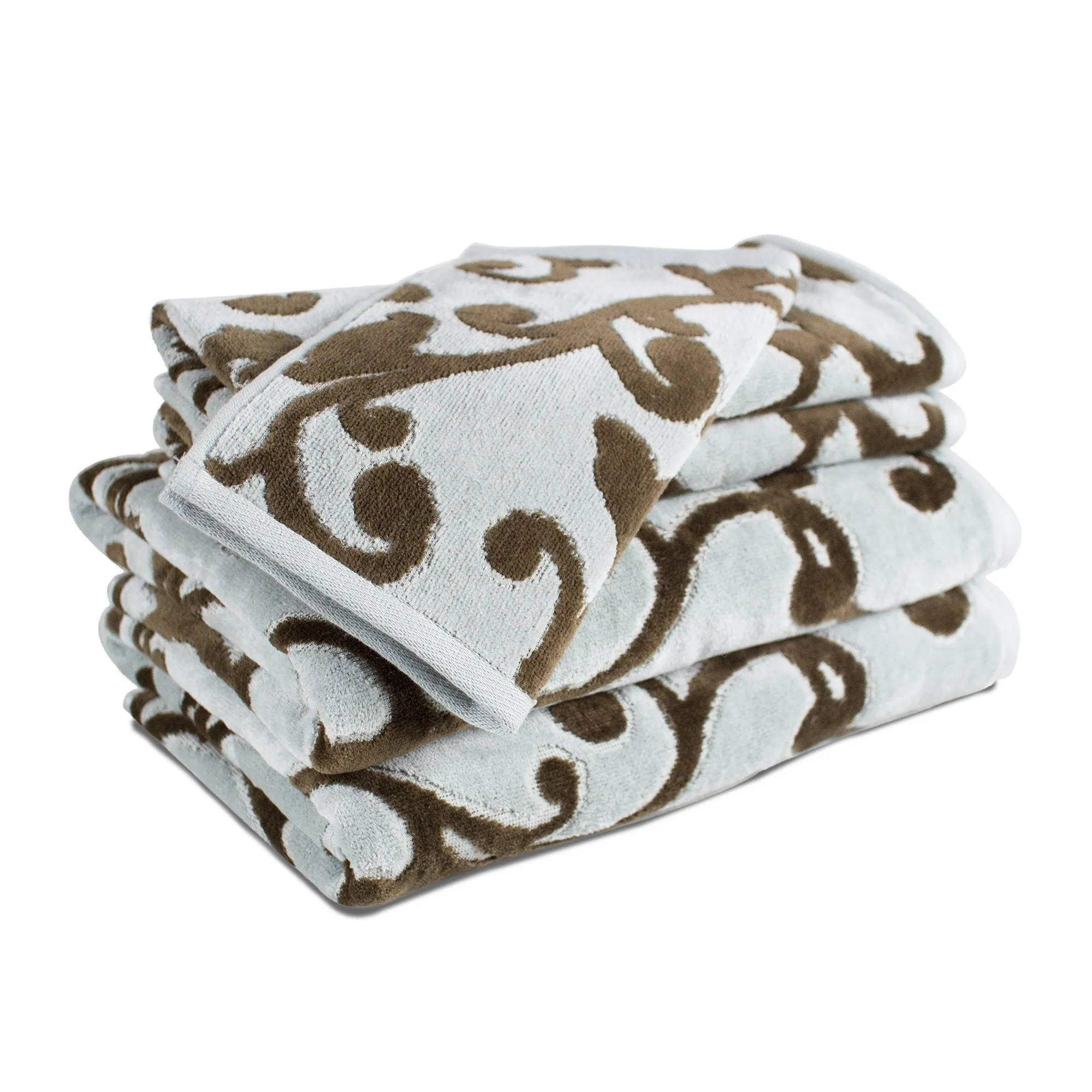 Bossiano Hotel Luxury Jacquard 5pc Towel Set