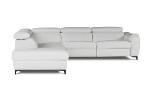 Boulevard 4 Piece Leather Reclining Sectional