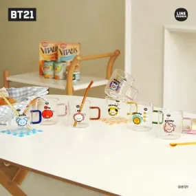 BT21 MININI GLASS CUP (손잡이)