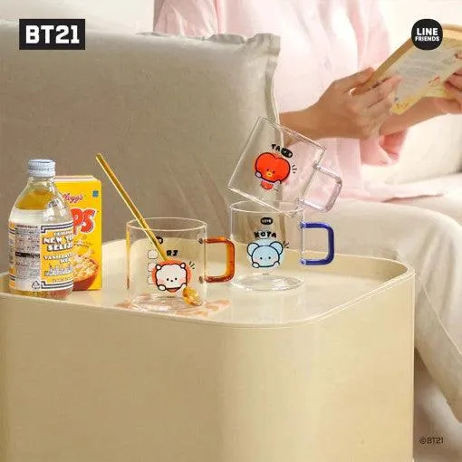 BT21 MININI GLASS CUP (손잡이)