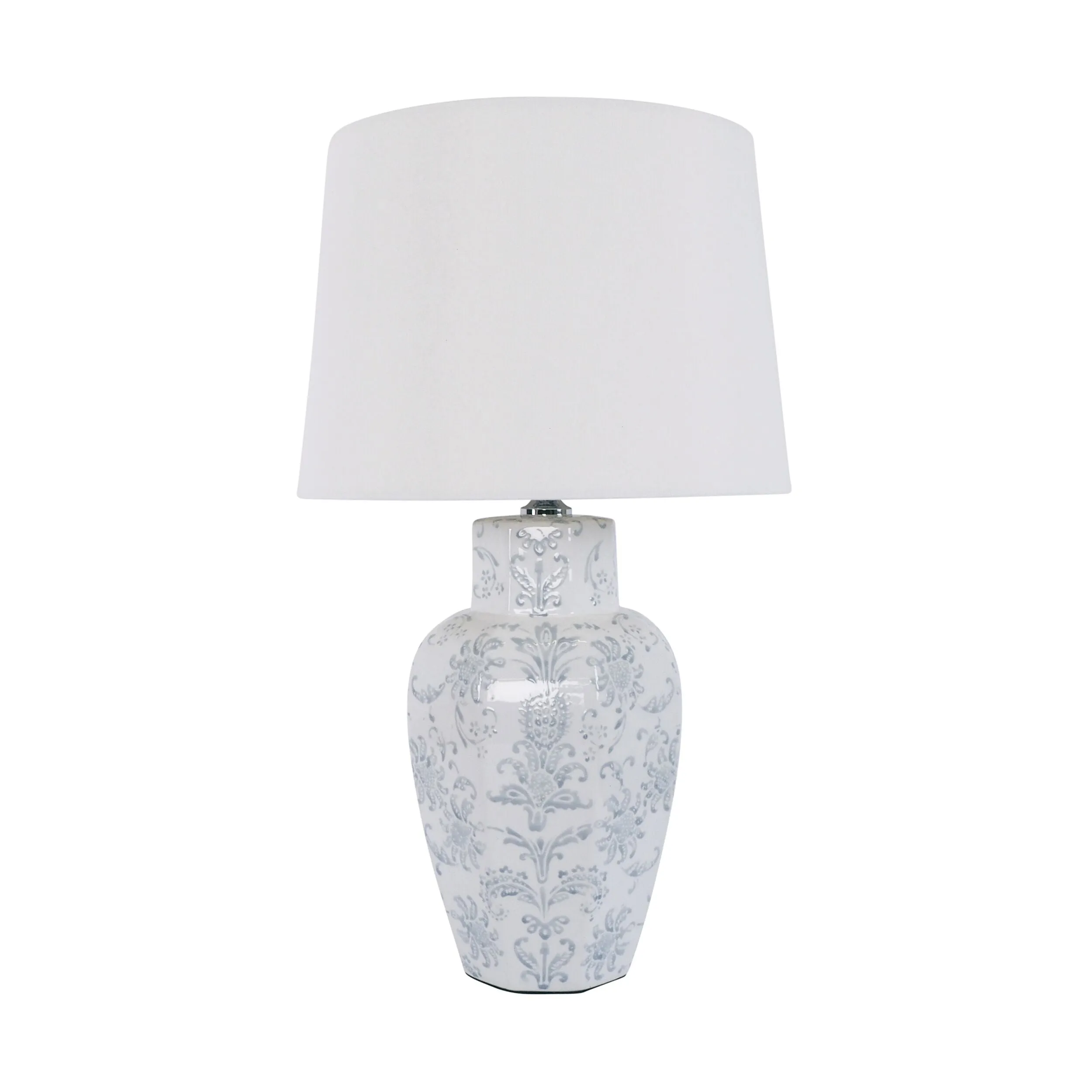 Bush Flower Ceramic Jar Table Lamp 59cm