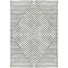 Calator Black & Ivory Rug - Second Love