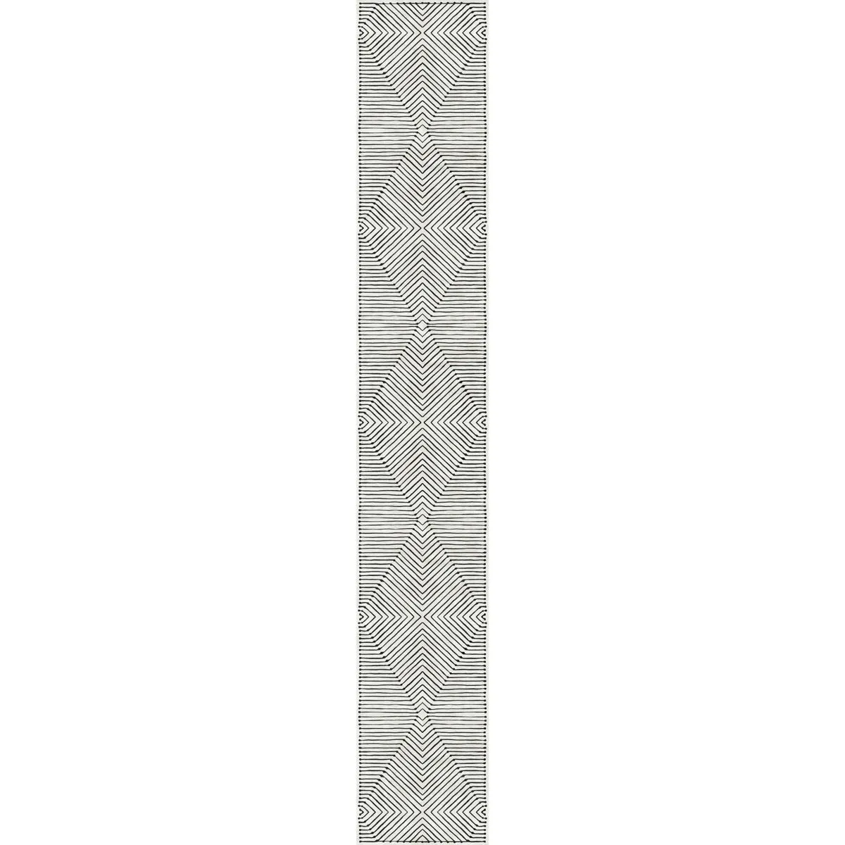 Calator Black & Ivory Rug - Second Love