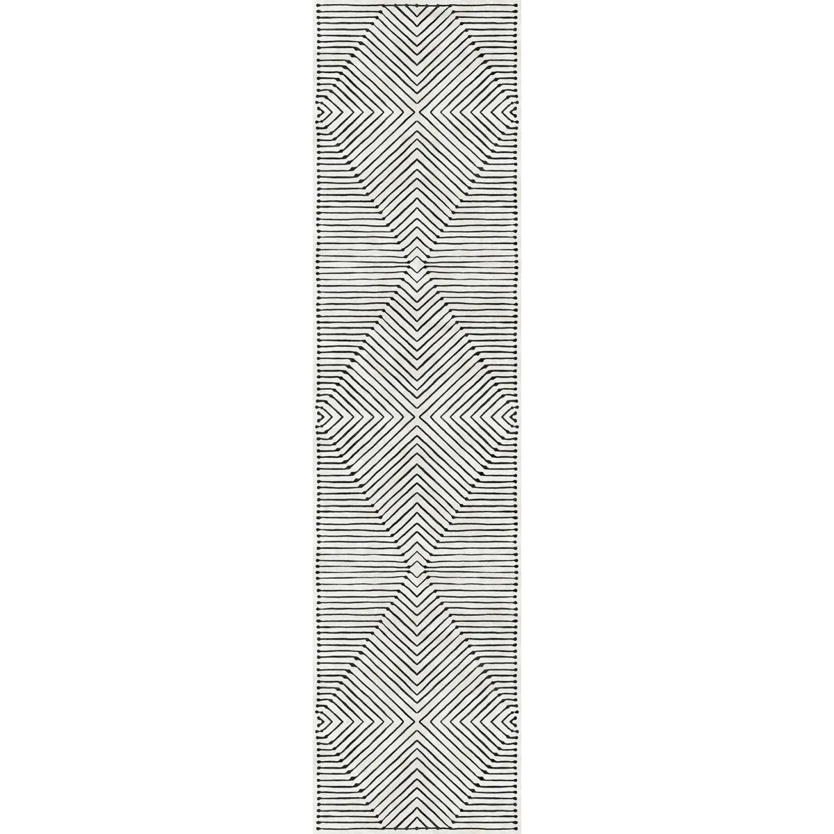 Calator Black & Ivory Rug - Second Love