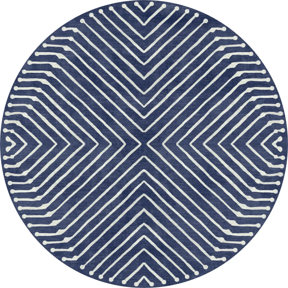 Calator Navy Blue Rug - Second Love