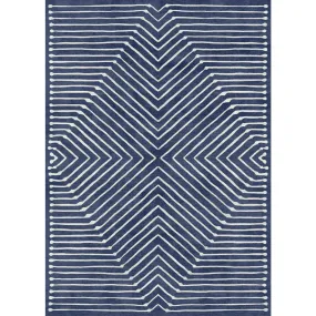 Calator Navy Blue Rug