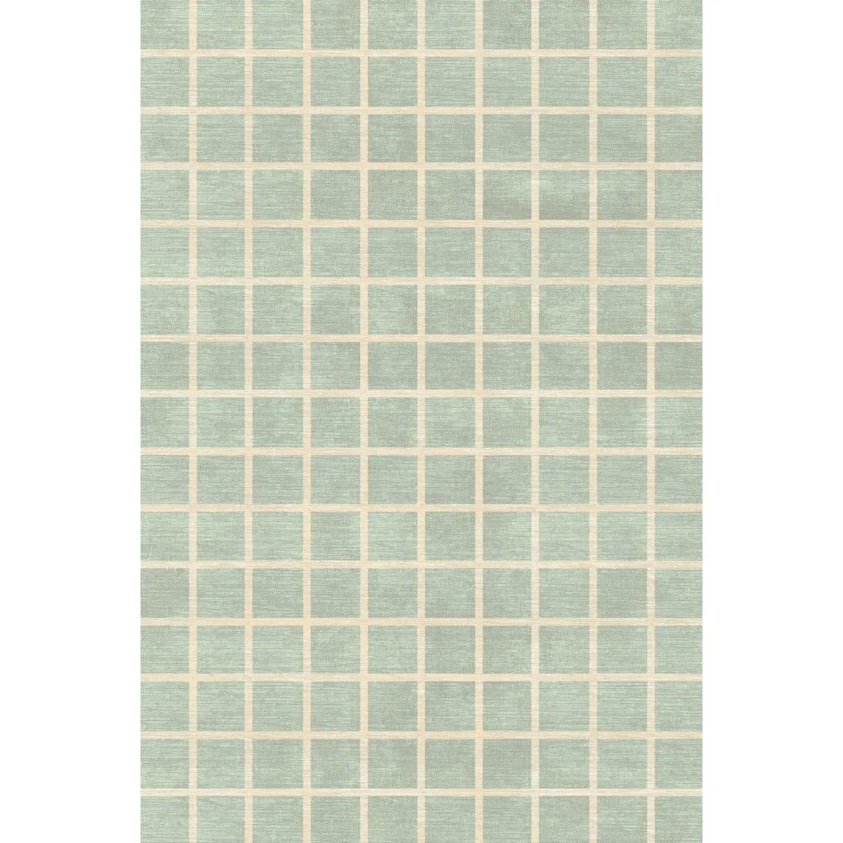 Caper Mint Green Checkered Rug