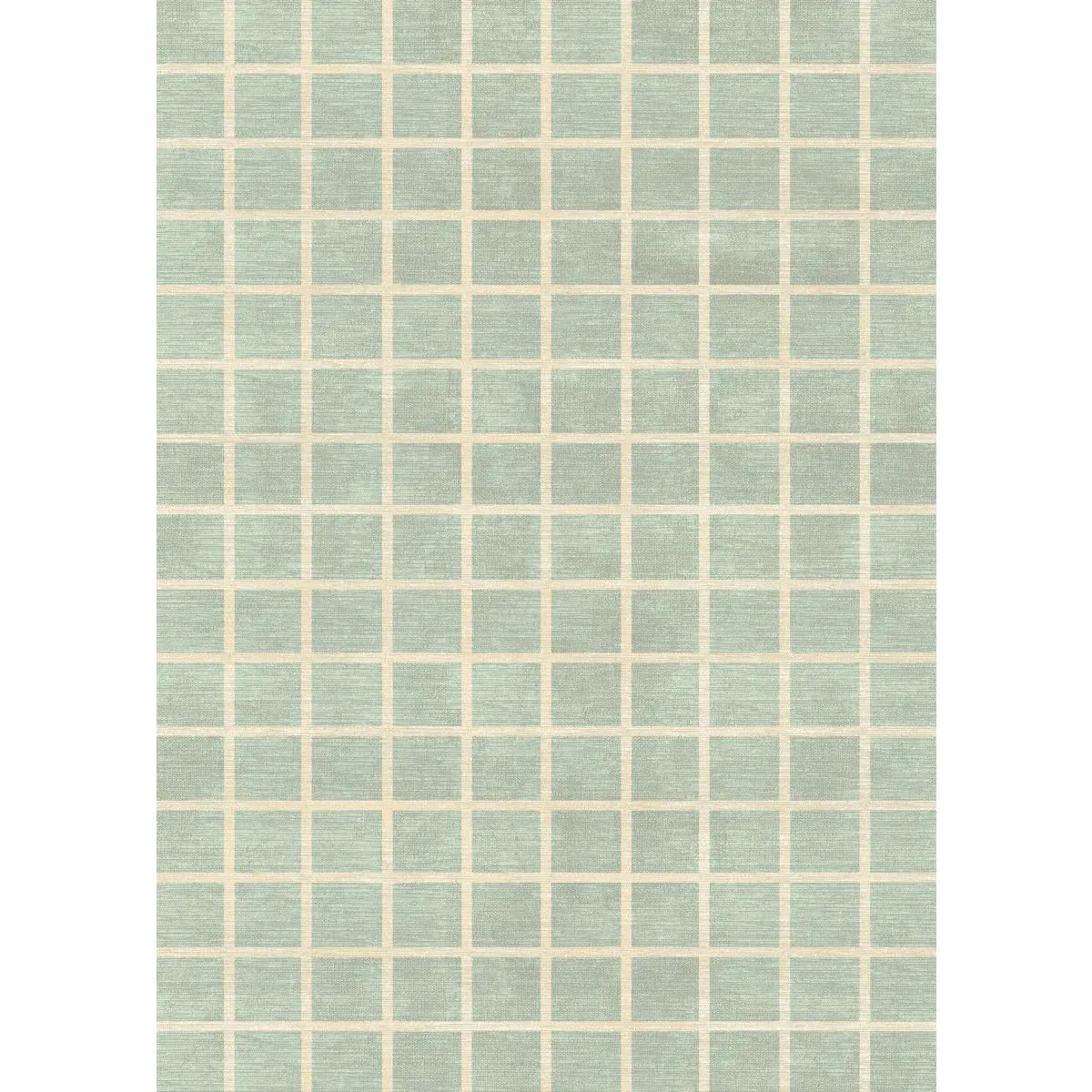 Caper Mint Green Checkered Rug