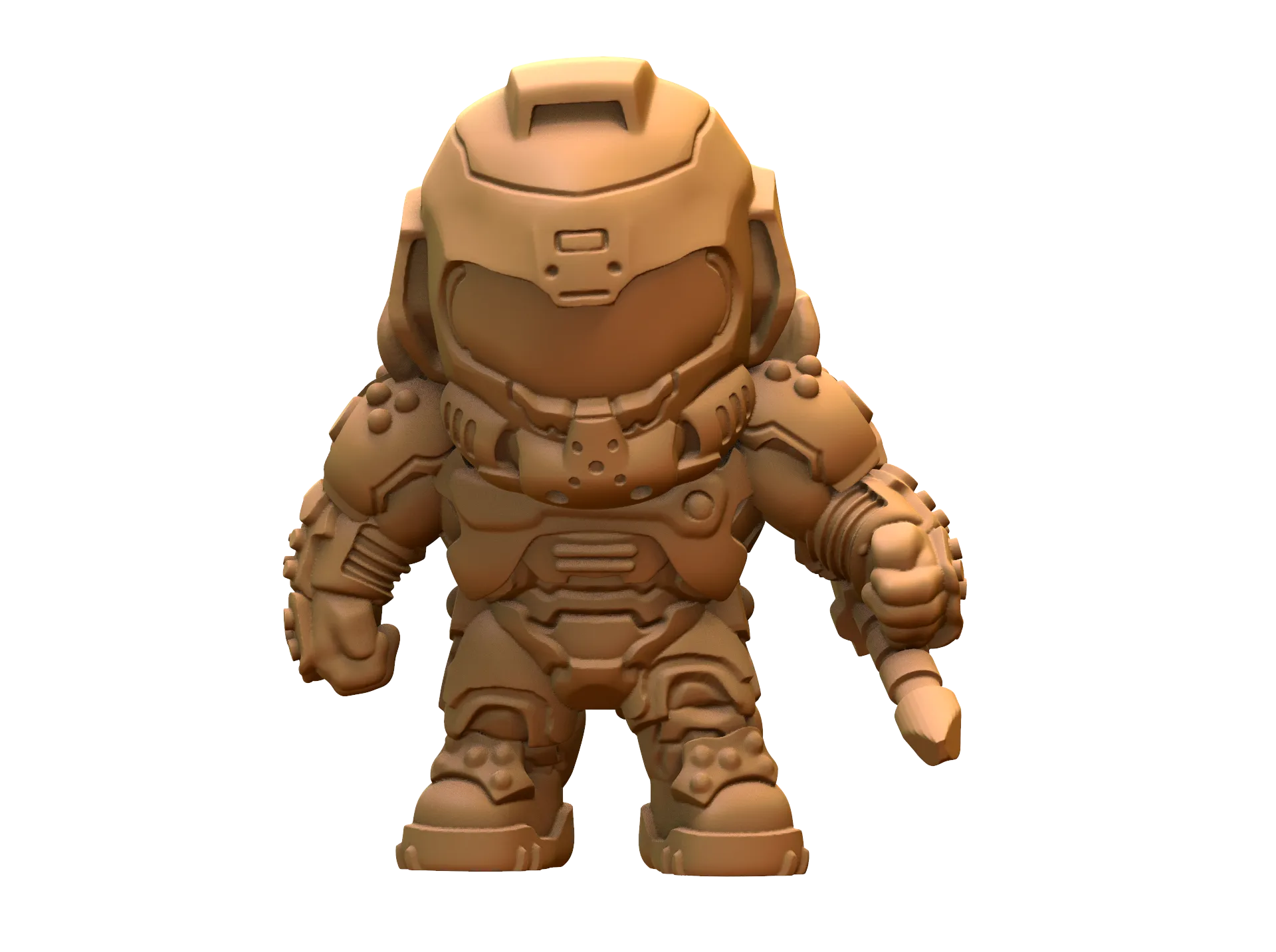 Capsule Chibi - Doomed Marine