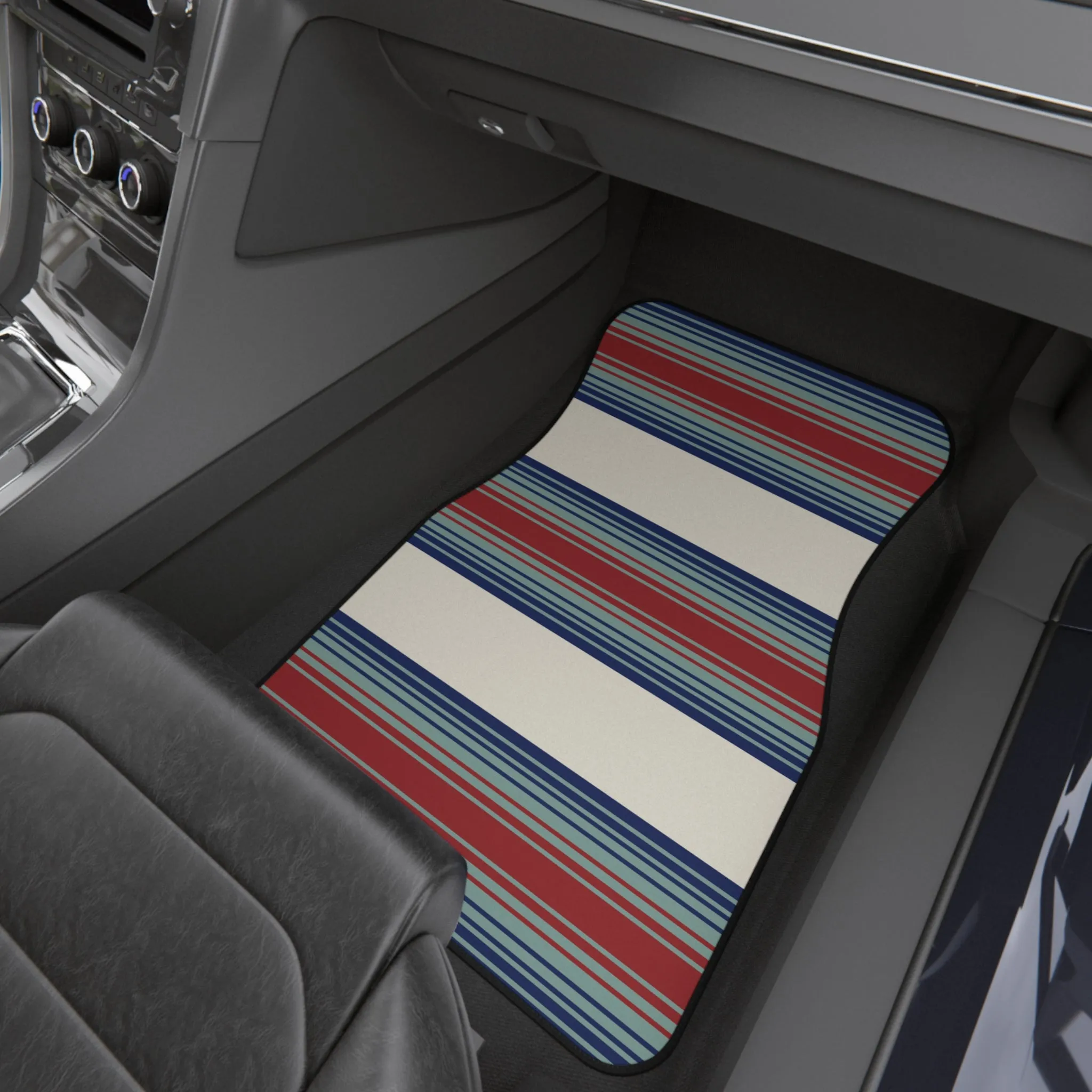 Car Mats (Set of 4) Adobe Dreams Print Striped Mats for SUV or Car