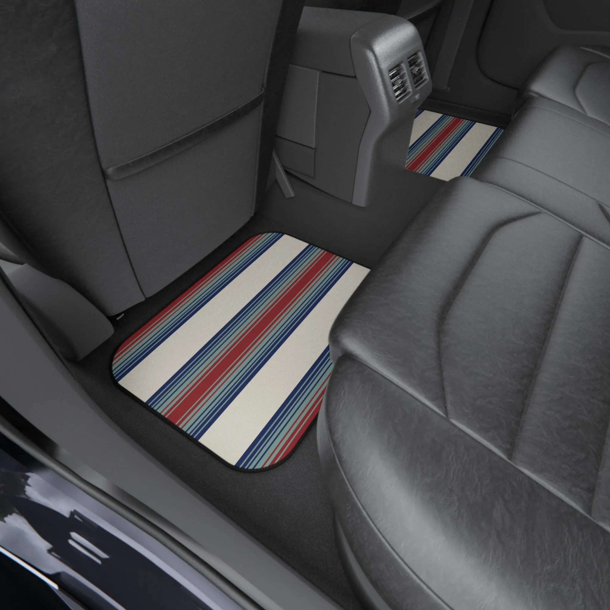 Car Mats (Set of 4) Adobe Dreams Print Striped Mats for SUV or Car