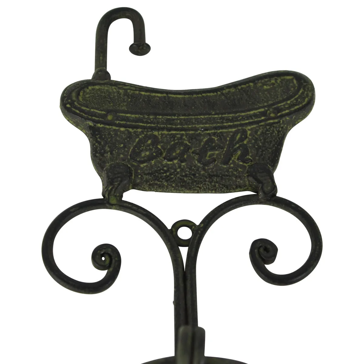 Cast Iron Wall Mount Antique Style Bath Tub Hand Towel Holder