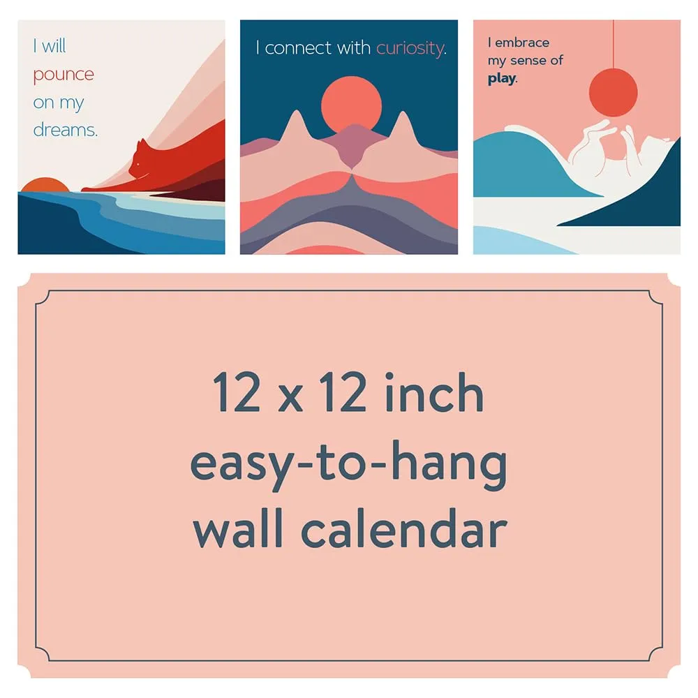 Catffirmations 2025 Wall Calendar