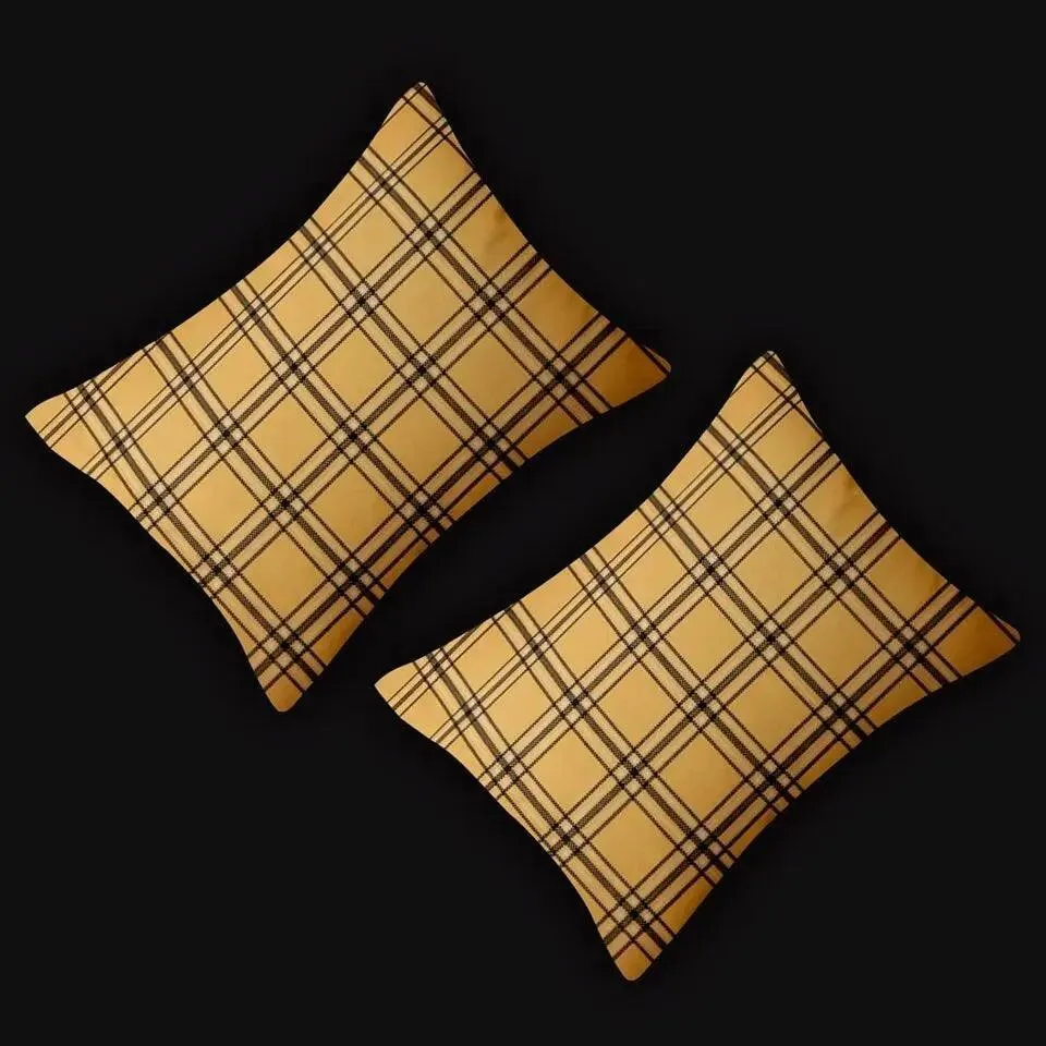 CGK Duvet Cover Set-Honey Checkered