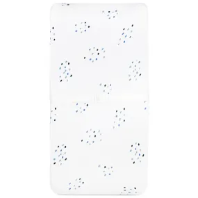 Changing Pad Cover | Cradle Sheet - Blue Raindrops