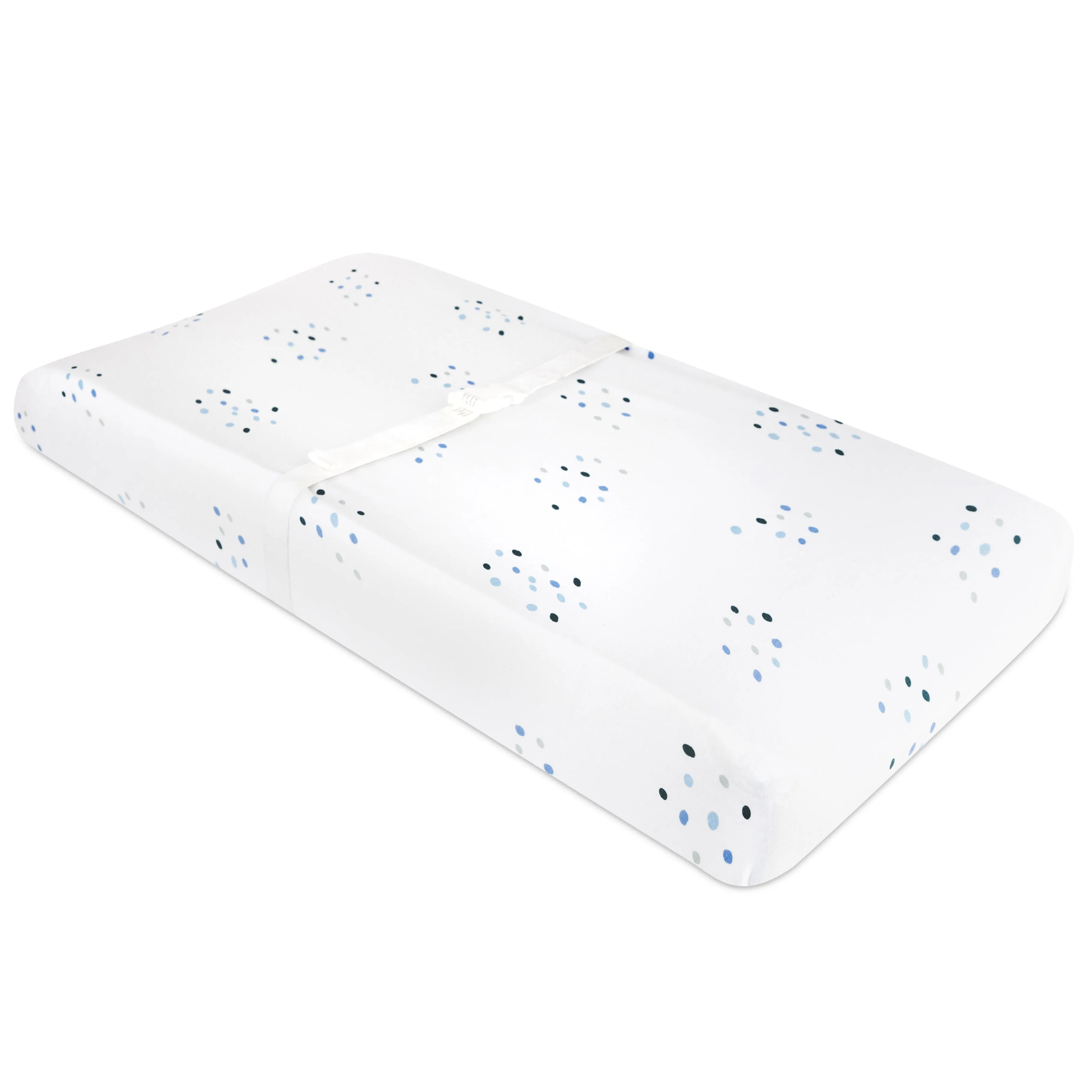 Changing Pad Cover | Cradle Sheet - Blue Raindrops