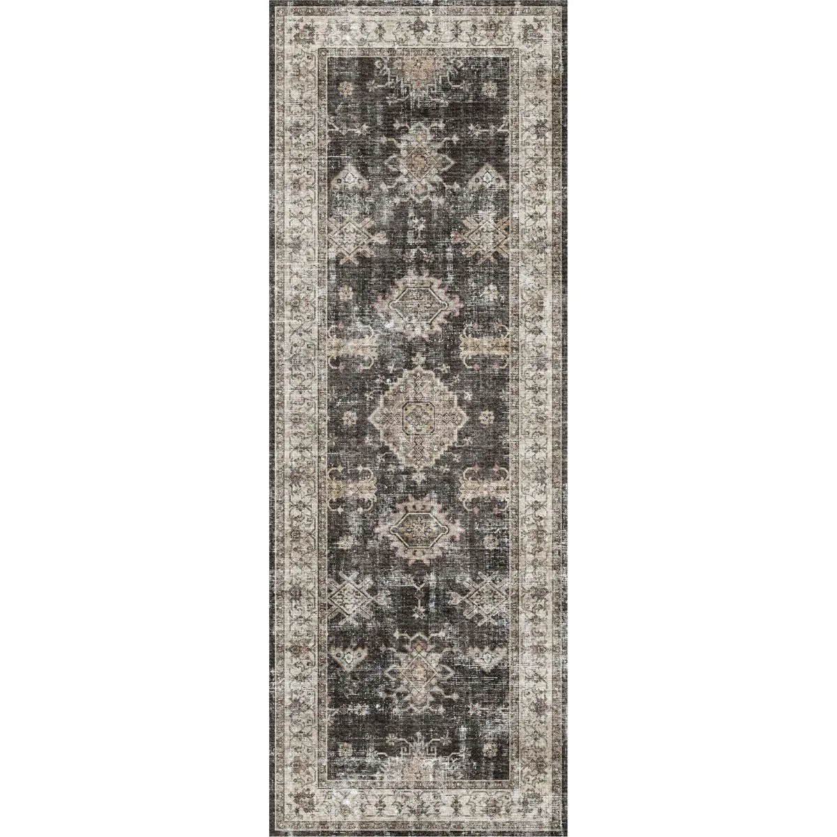 Charcoal Black Rug - Second Love