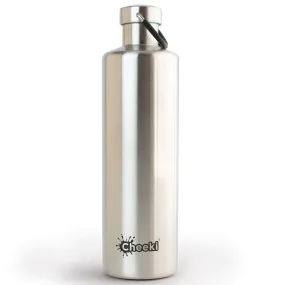 Cheeki 1 Litre Stainless Steel Insulated Bottle - Silver