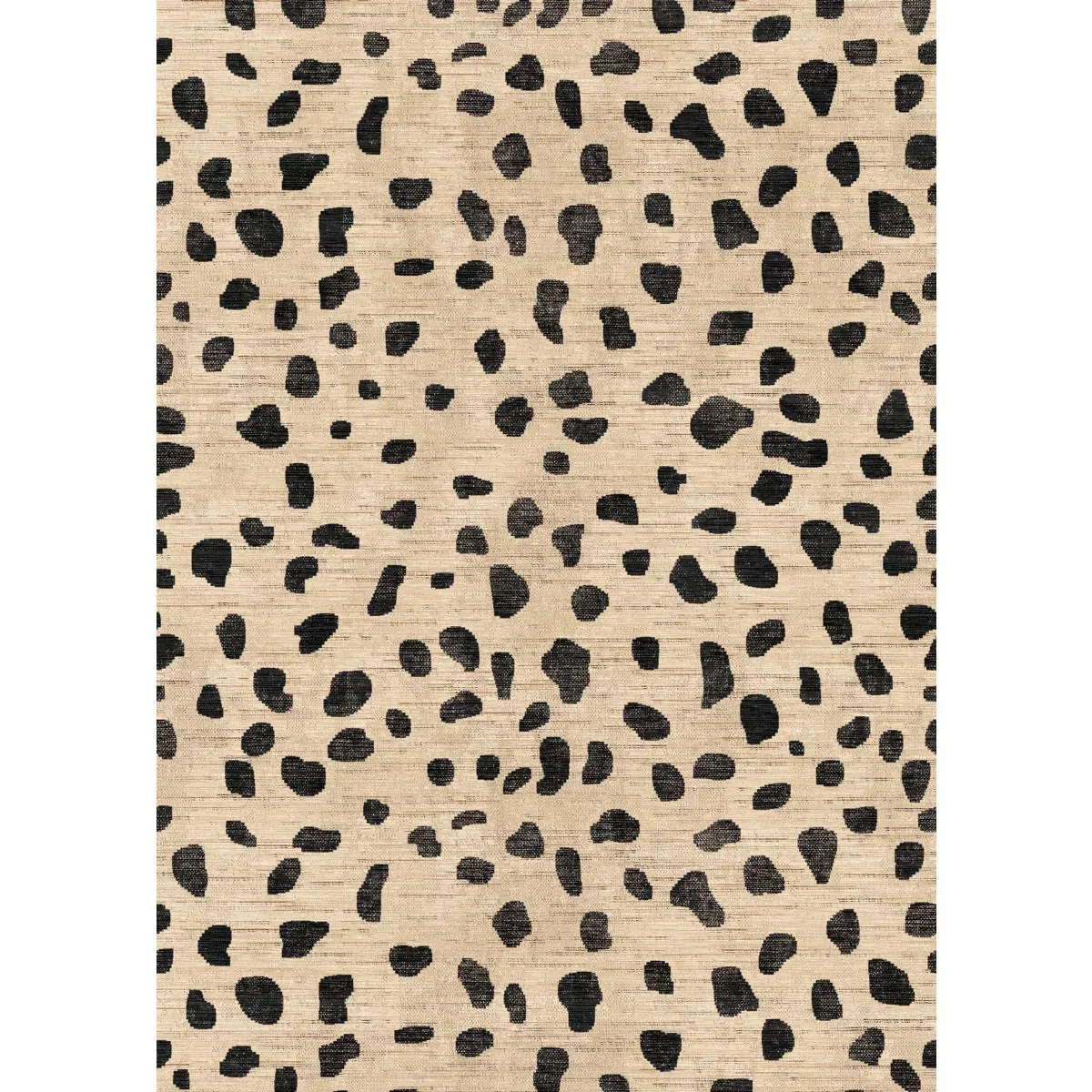 Cheetah Natural Black Rug - Second Love