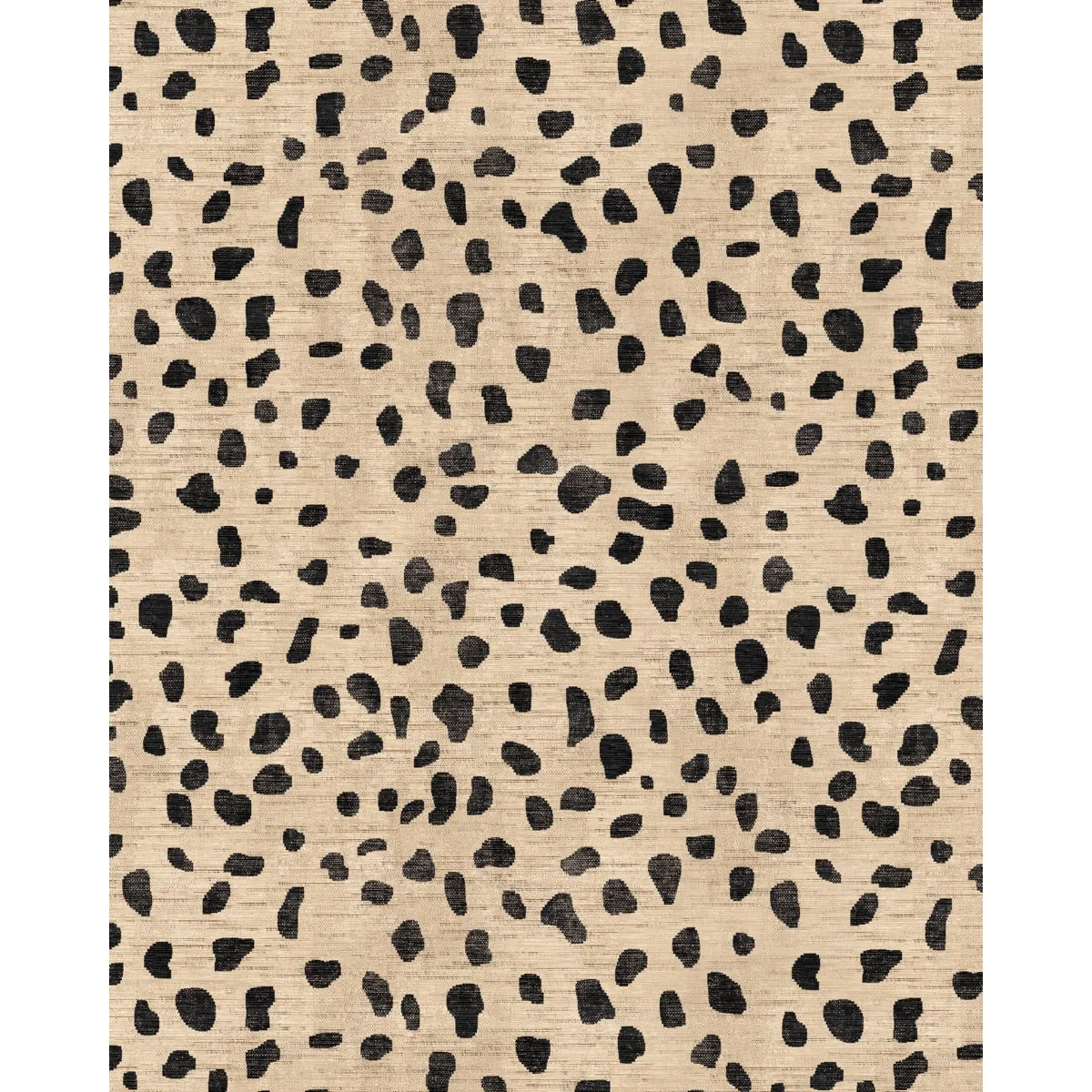 Cheetah Natural Black Rug - Second Love