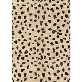 Cheetah Natural Black Rug - Second Love