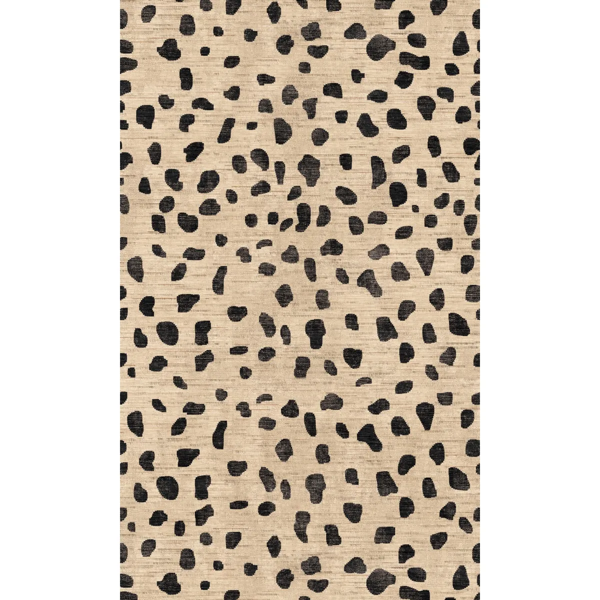 Cheetah Natural Black Rug - Second Love