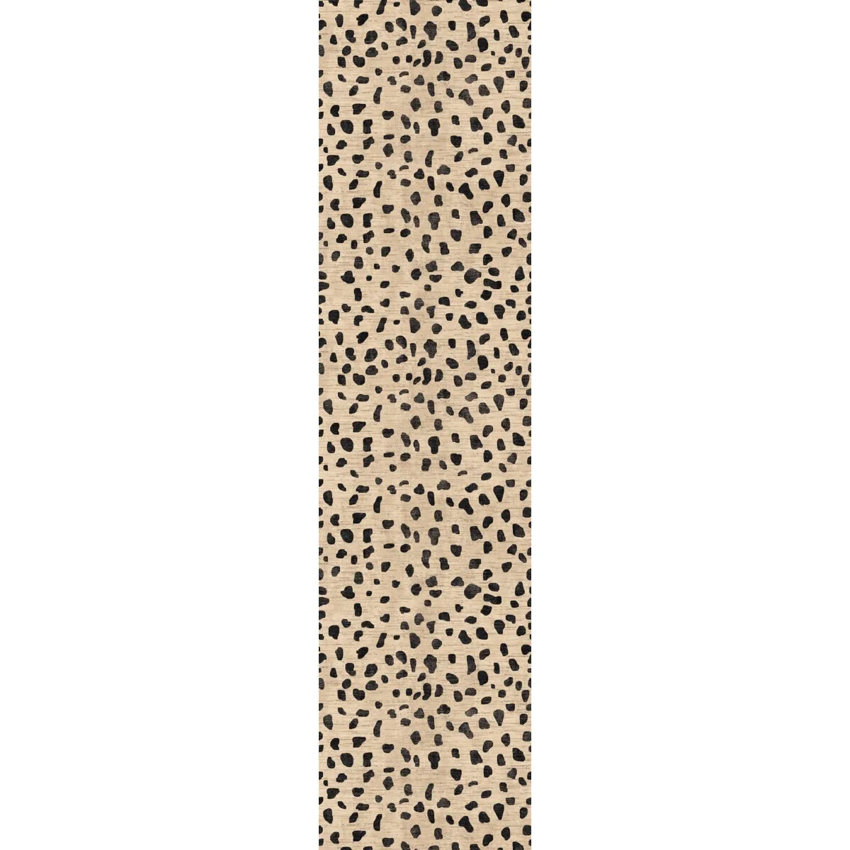 Cheetah Natural Black Rug