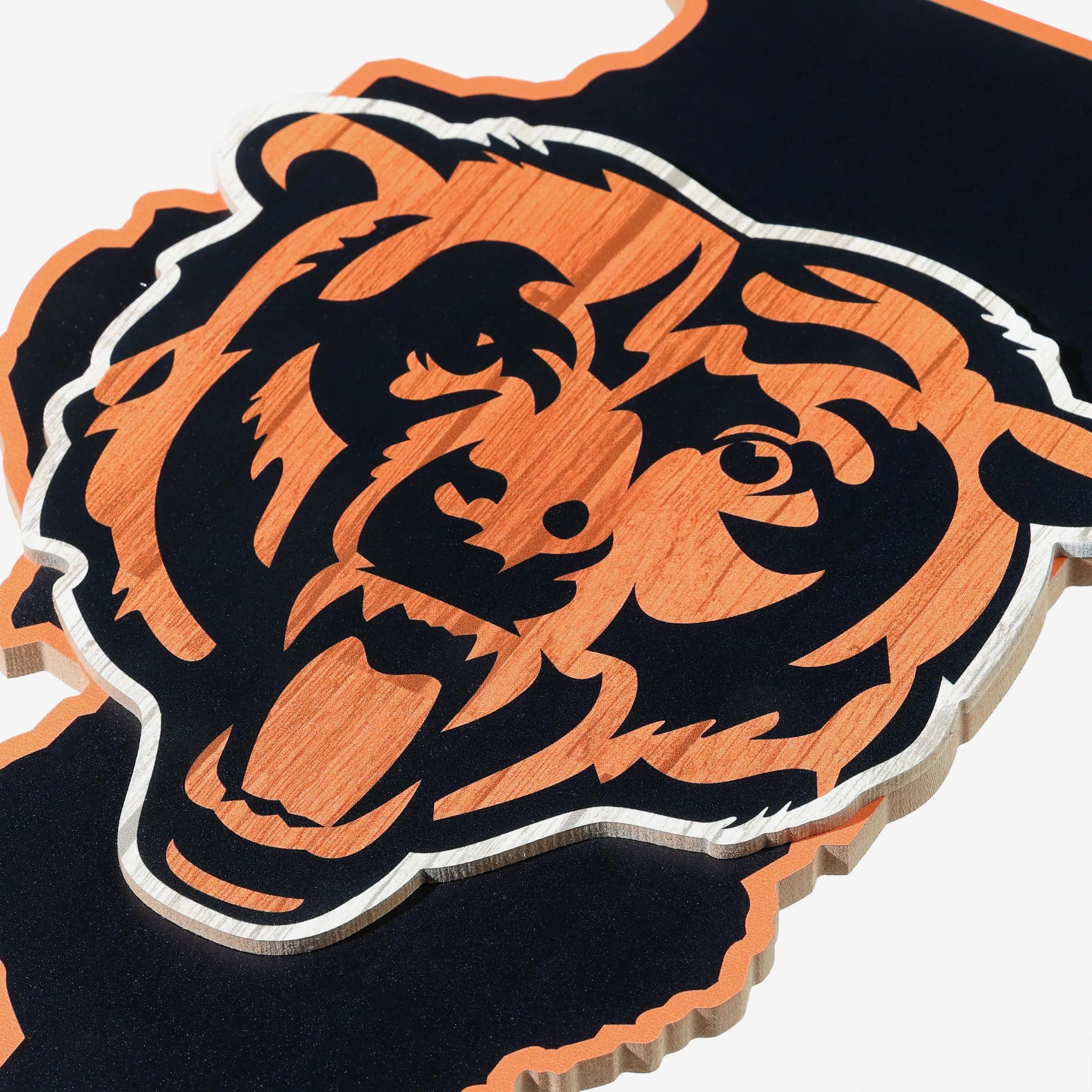 Chicago Bears Wood State Sign