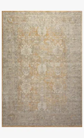 Chris Loves Julia x Loloi - Rosemarie Collection - Traditional Power Loomed Rug in Gold & Sand (ROE-01)